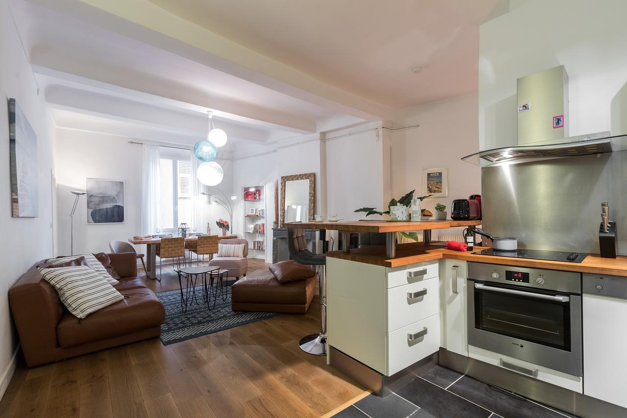 Pref 2 - F4 - Vaste Et Bourgeois ,3 Chambres, Ascenseur, Vx-Nice Dış mekan fotoğraf